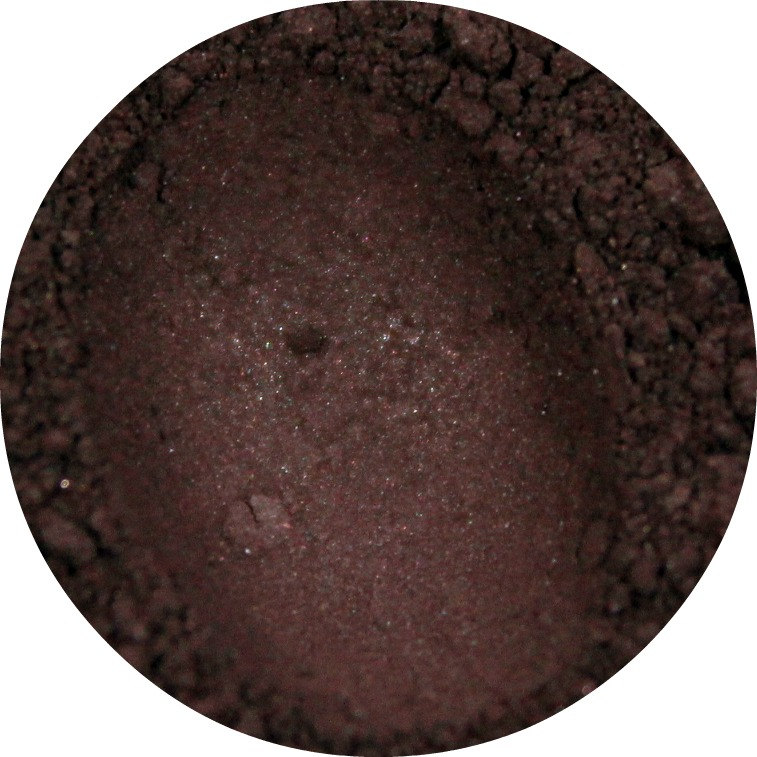 Mineral Eyeshadow Chocolate Brown Color, Dark Brown Eye Shadow, Semi